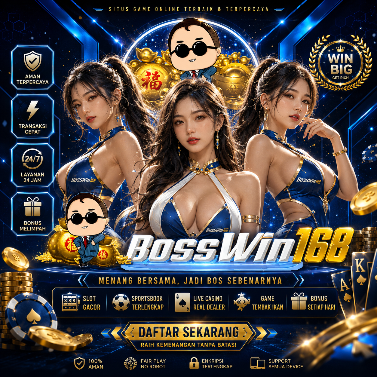 BOSSWIN168 : Website Permainan Boardgame Lengkap Mudah Terpercaya No.1